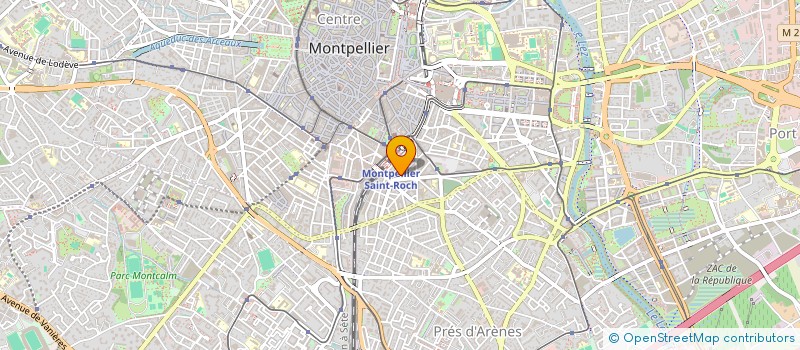 localisation de l'entreprise MONSIEUR FREDERIC LAGACHERIE  MONTPELLIER