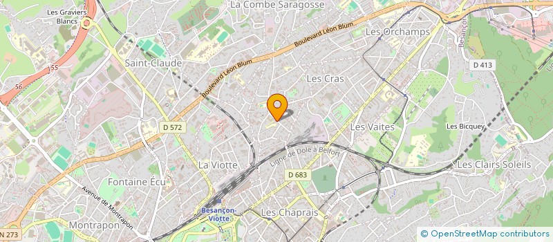 localisation de l'entreprise MONSIEUR FREDERIC LAGARDE à BESANCON