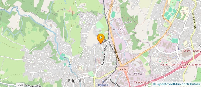 localisation de l'entreprise MONSIEUR FREDERIC LAGER  BRIGNAIS