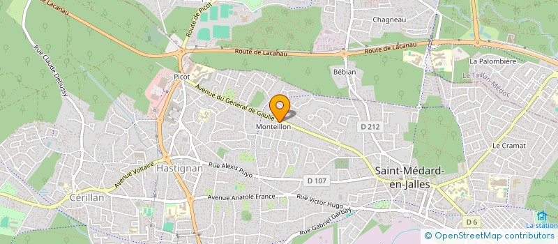 localisation de l'entreprise MONSIEUR FREDERIC LAGORCE  SAINT-MEDARD-EN-JALLES