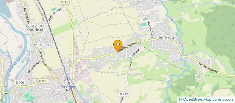 localisation de l'entreprise MONSIEUR FREDERIC LAGRAVE  BENEJACQ