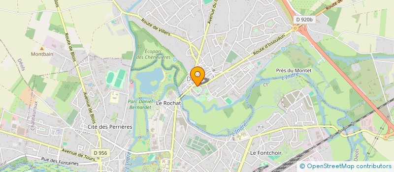 localisation de l'entreprise MONSIEUR FREDERIC LAGRENEE  DEOLS