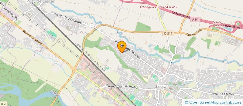 localisation de l'entreprise MONSIEUR FREDERIC LAHARGUE à LESCAR