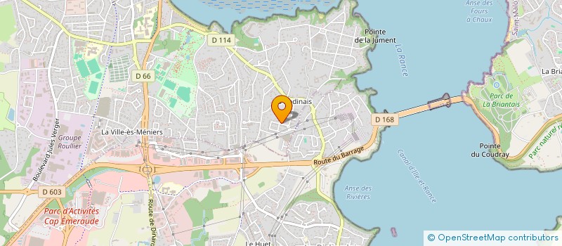 localisation de l'entreprise MONSIEUR FREDERIC LAHAYE  DINARD