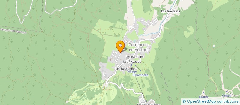 localisation de l'entreprise MONSIEUR FREDERIC LAHAYE-GOFFART  CORRENCON-EN-VERCORS