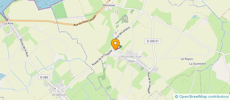 localisation de l'entreprise MONSIEUR FREDERIC LAHEURTE  PONTORSON