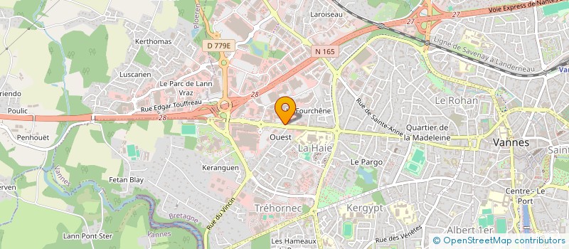 localisation de l'entreprise MONSIEUR FREDERIC LAHITTE à VANNES