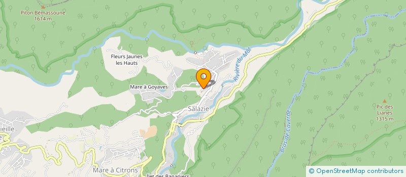 localisation de l'entreprise MONSIEUR FREDERIC LAJARTIER  SALAZIE