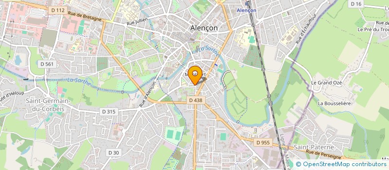 localisation de l'entreprise MONSIEUR FREDERIC LALANDE à ALENCON