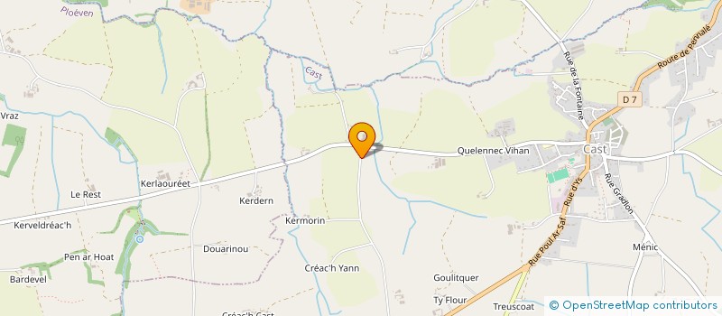 localisation de l'entreprise MONSIEUR FREDERIC LALLA  CAST