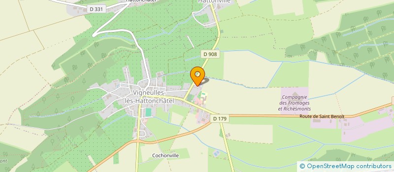 localisation de l'entreprise MONSIEUR FREDERIC LALLEMAND à VIGNEULLES-LES-HATTONCHATEL