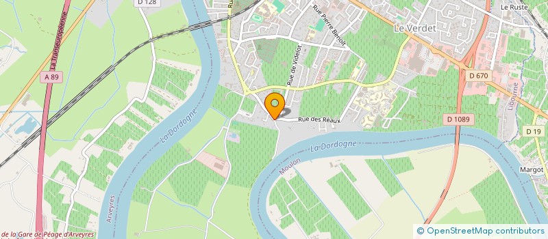 localisation de l'entreprise MONSIEUR FREDERIC LALLEMAND  LIBOURNE