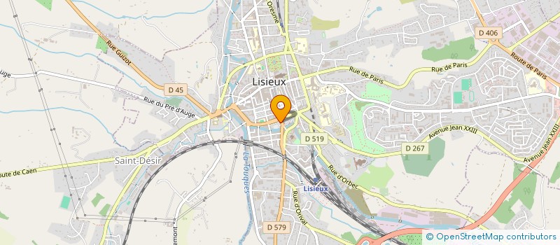 localisation de l'entreprise MONSIEUR FREDERIC LALLIER à LISIEUX