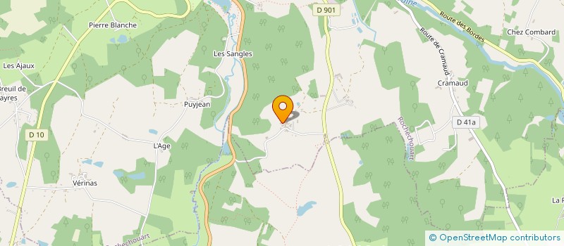 localisation de l'entreprise MONSIEUR FREDERIC LALOI  ROCHECHOUART