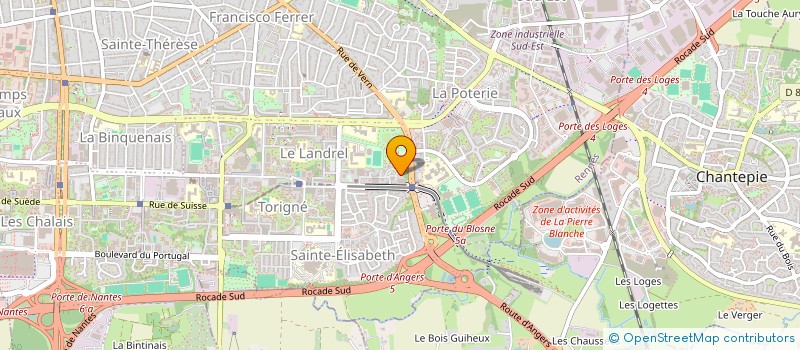 localisation de l'entreprise MONSIEUR FREDERIC LALOT  RENNES