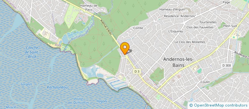 localisation de l'entreprise MONSIEUR FREDERIC LAMAILLE  ANDERNOS-LES-BAINS