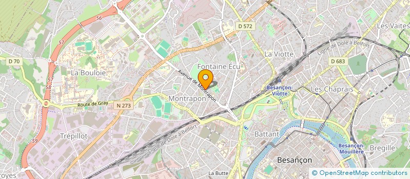 localisation de l'entreprise MONSIEUR FREDERIC LAMBALOT à BESANCON