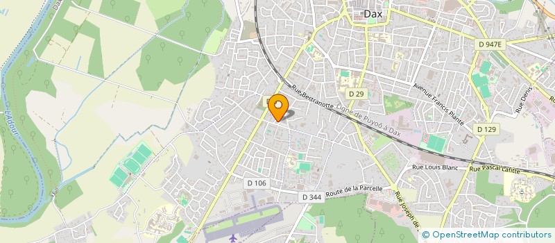 localisation de l'entreprise MONSIEUR FREDERIC LAMBERGER  DAX