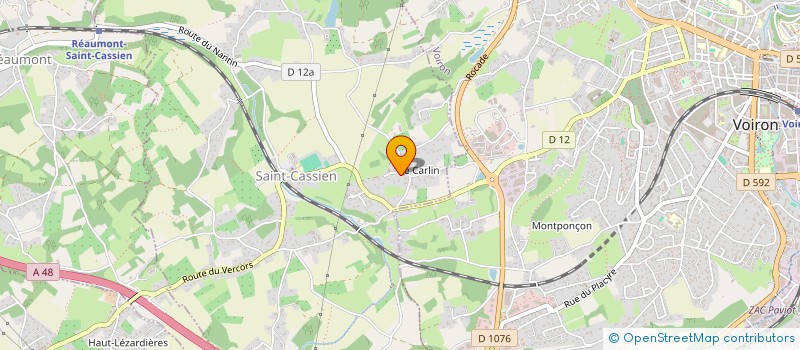 localisation de l'entreprise MONSIEUR FREDERIC LAMBERT  SAINT-CASSIEN