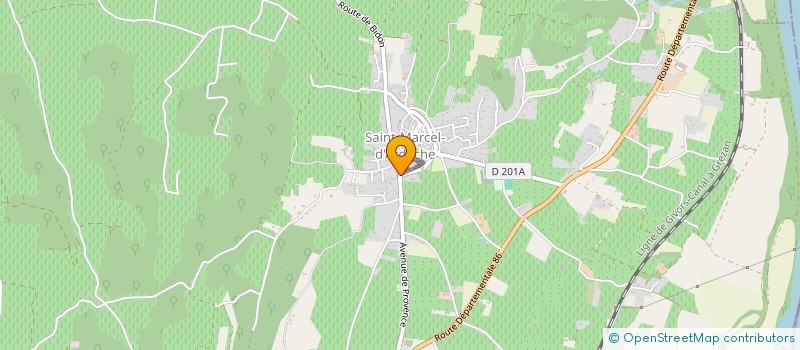 localisation de l'entreprise MONSIEUR FREDERIC LAMBROIS  SAINT-MARCEL-D'ARDECHE