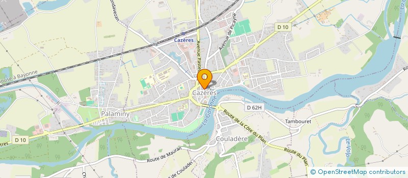 localisation de l'entreprise MONSIEUR FREDERIC LAMIC à CAZERES