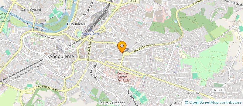 localisation de l'entreprise MONSIEUR FREDERIC LAMOTHE à ANGOULEME