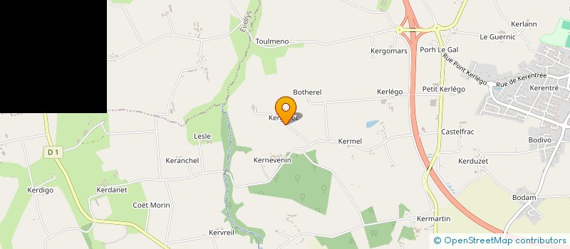 localisation de l'entreprise MONSIEUR FREDERIC LAMOUR  MOREAC