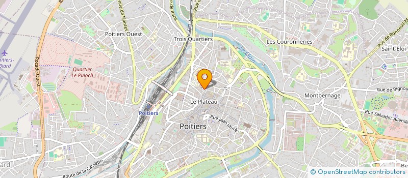 localisation de l'entreprise MONSIEUR FREDERIC LANCEREAU à POITIERS