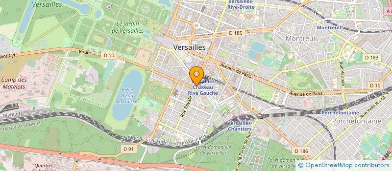 localisation de l'entreprise MONSIEUR FREDERIC LANDON à VERSAILLES