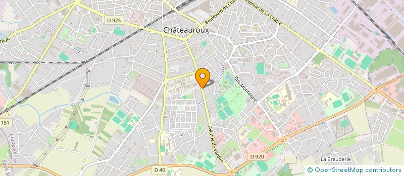 localisation de l'entreprise MONSIEUR FREDERIC LANDREAU à CHATEAUROUX