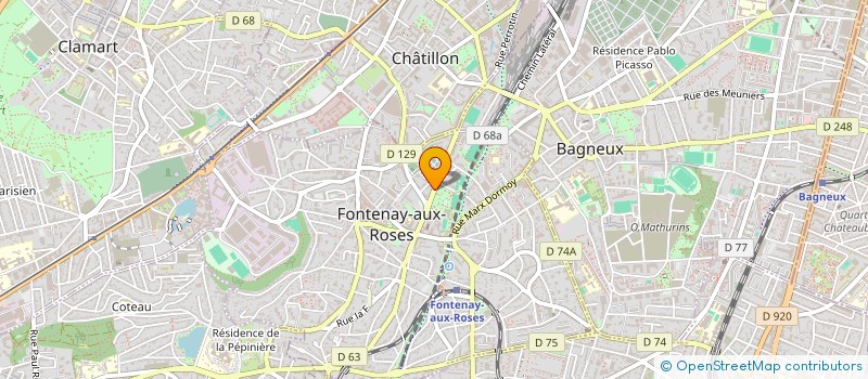 localisation de l'entreprise MONSIEUR FREDERIC LANDY à FONTENAY-AUX-ROSES