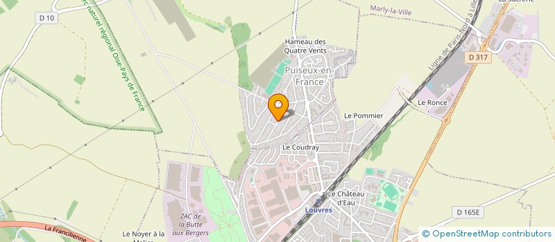 localisation de l'entreprise MONSIEUR FREDERIC LANG  PUISEUX-EN-FRANCE