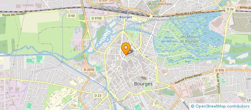 localisation de l'entreprise MONSIEUR FREDERIC LANGE  BOURGES