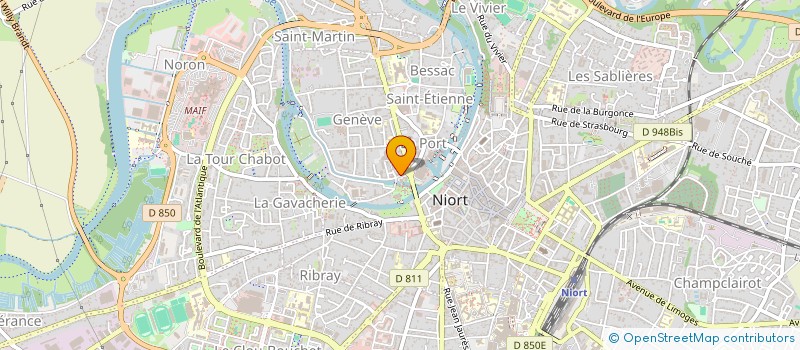 localisation de l'entreprise MONSIEUR FREDERIC LANGEREAU  NIORT