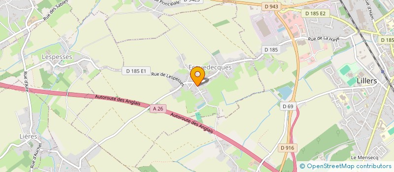 localisation de l'entreprise MONSIEUR FREDERIC LANGEROT  ECQUEDECQUES