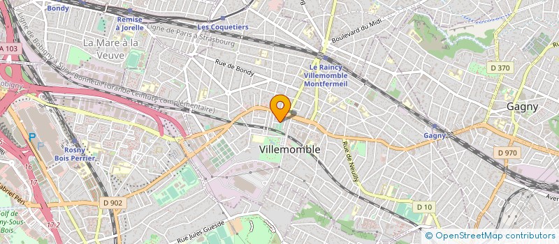 localisation de l'entreprise MONSIEUR FREDERIC LANGLET à VILLEMOMBLE