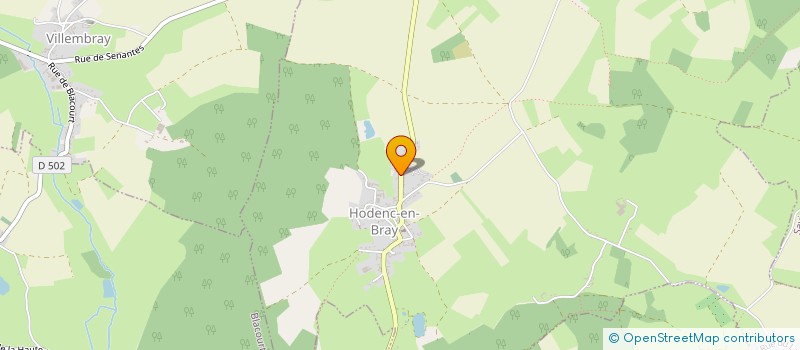 localisation de l'entreprise MONSIEUR FREDERIC LANGLOIS  HODENC-EN-BRAY