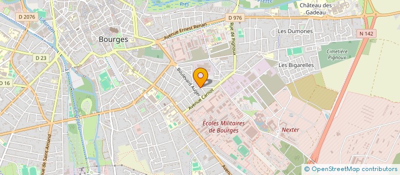 localisation de l'entreprise MONSIEUR FREDERIC LANGOUT à BOURGES