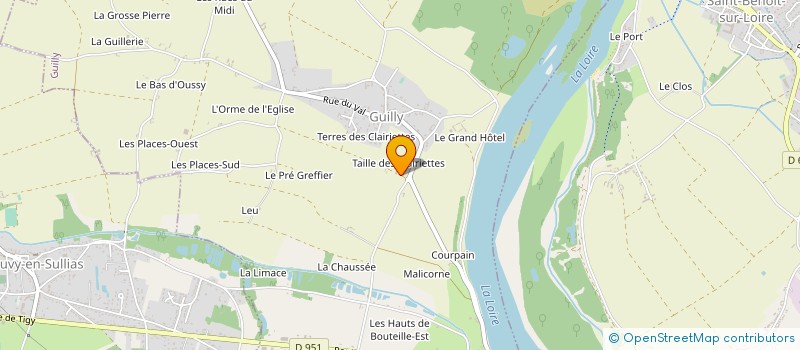 localisation de l'entreprise MONSIEUR FREDERIC LANIESSE à GUILLY