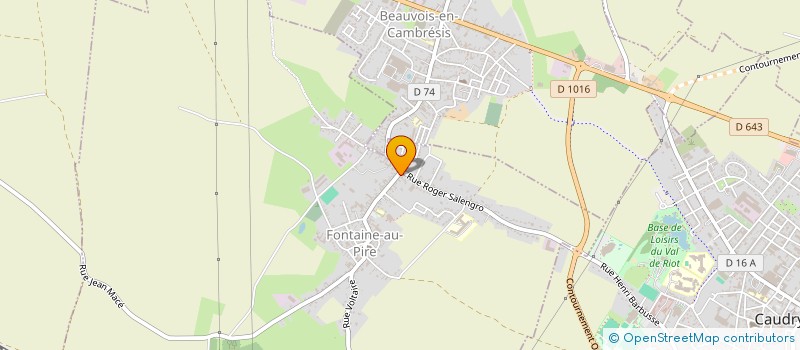 localisation de l'entreprise MONSIEUR FREDERIC LANSIAUX  FONTAINE-AU-PIRE