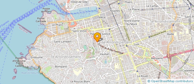localisation de l'entreprise MONSIEUR FREDERIC LANTELME à MARSEILLE
