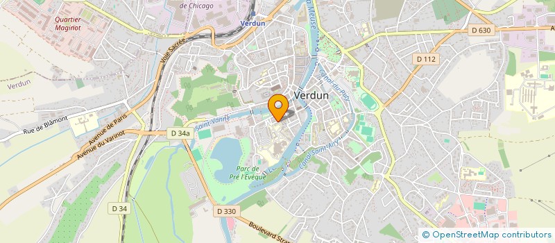 localisation de l'entreprise MONSIEUR FREDERIC LANTENOIS à VERDUN