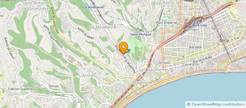 localisation de l'entreprise MONSIEUR FREDERIC LANTERI à NICE