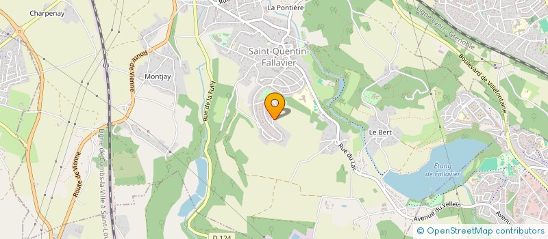 localisation de l'entreprise MONSIEUR FREDERIC LAPLACE à SAINT-QUENTIN-FALLAVIER