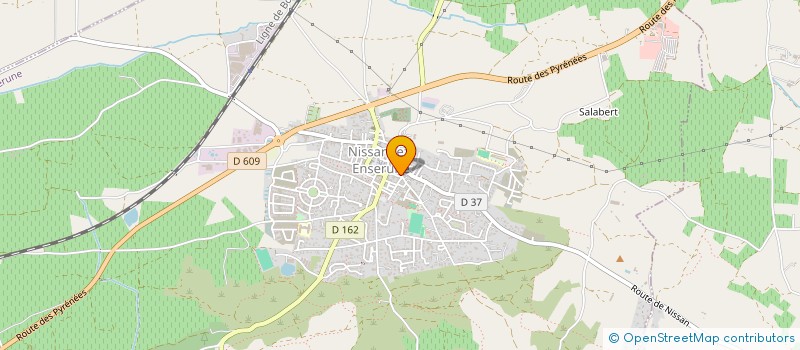 localisation de l'entreprise MONSIEUR FREDERIC LAPLACE  NISSAN-LEZ-ENSERUNE