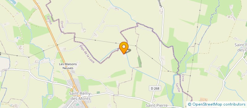 localisation de l'entreprise MONSIEUR FREDERIC LAPLANCHE  SAINT REMY DES MONTS