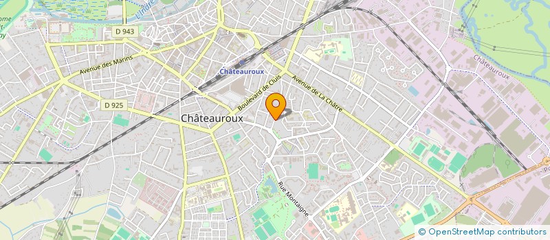 localisation de l'entreprise MONSIEUR FREDERIC LAPORTE à CHATEAUROUX