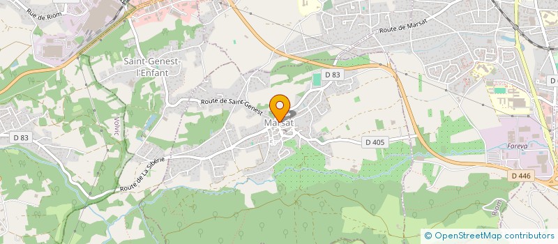 localisation de l'entreprise MONSIEUR FREDERIC LARBAUT  MARSAT