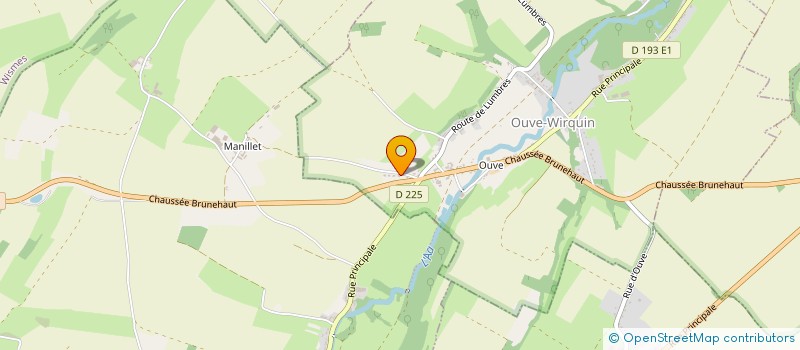 localisation de l'entreprise MONSIEUR FREDERIC LARDEUR  FAUQUEMBERGUES