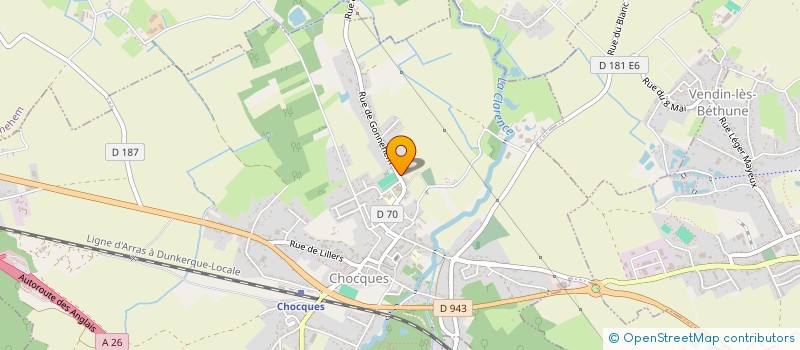 localisation de l'entreprise MONSIEUR FREDERIC LAROCHE  CHOCQUES